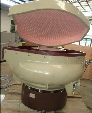 High frequency Vibratory polishing Machine , Automatic Metal buffing machine