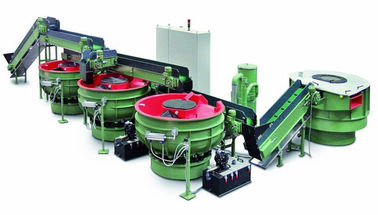 Vibratory Automatic Polishing Machine including finishing - cleaning - drying - recycling