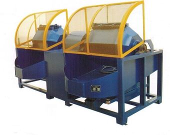 Industrial Barrel Polishing Machine , Rotating Barrel Surface finishing machines