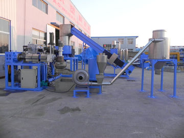 PP / PE Plastic Pelletizer Machine , Double Stage Recycling Machinery