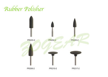 Tooth Polisher Tungsten Carbide Bur Synthetic Rubber Mixing with Normal Abrasive