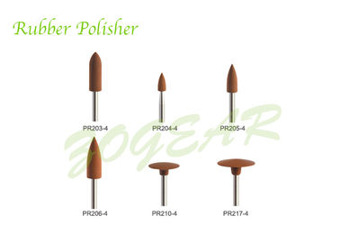 Tooth Polisher Tungsten Carbide Bur Synthetic Rubber Mixing with Normal Abrasive