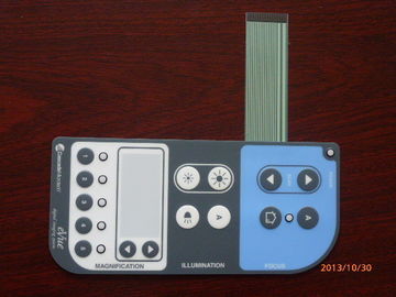 Dull Polish LED Membrane Switch With Clear Window ， 3M467 3M468 Adhesive