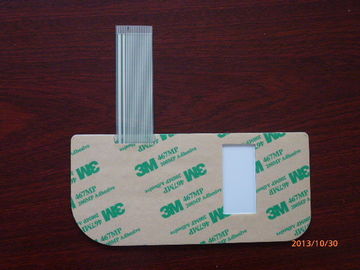 Dull Polish LED Membrane Switch With Clear Window ， 3M467 3M468 Adhesive