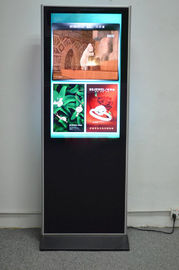 Dual Panel Digital Signage Case Fully Enclosed Aluminum Shell For Digital Media