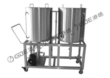 Polishing Stainless Steel 2HL CIP System Bar , Brewing CIP System