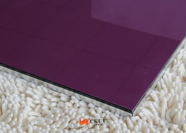 Environmental Health Purple UV Coated MDF Board For Shop Display Cabinet