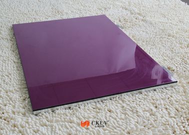 Environmental Health Purple UV Coated MDF Board For Shop Display Cabinet