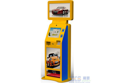 Shoe-cleaning Machine Free Standing Kiosk Three Screens Only One PC Controls