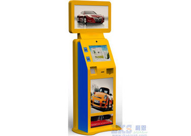 Shoe-cleaning Machine Free Standing Kiosk Three Screens Only One PC Controls
