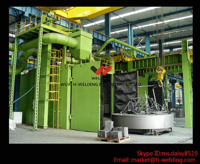 H beam Production Line Shot Blasting Machines for Rust Removing And Polishing of Surface