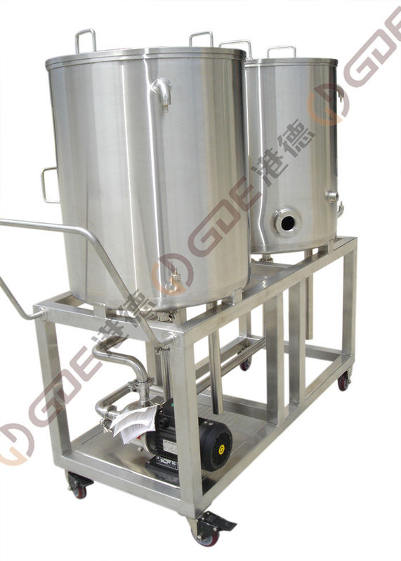 Polishing Stainless Steel 2HL CIP System Bar , Brewing CIP System