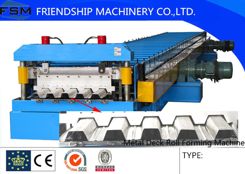 Metal Deck and Floor Deck Roll Forming Machine with 45# Steel Roller