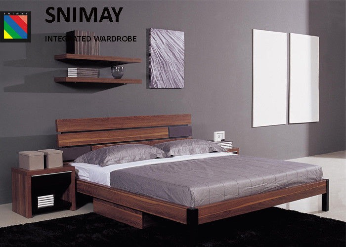 Wooden 5 Star Hotel Bedroom Furniture eco-friendly Aluminum Frame